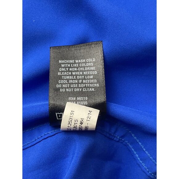 Under Armour Mens HeatGear Loose Fit Blue Short Sleeve Button-Up Shirt Size L - Picture 4 of 9